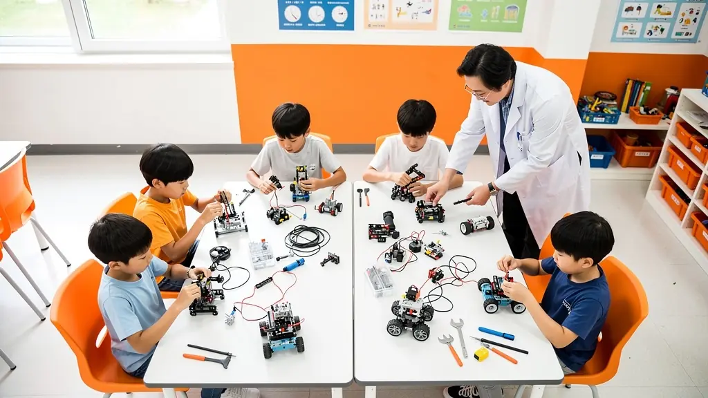 충청권 로봇 교육 현장
